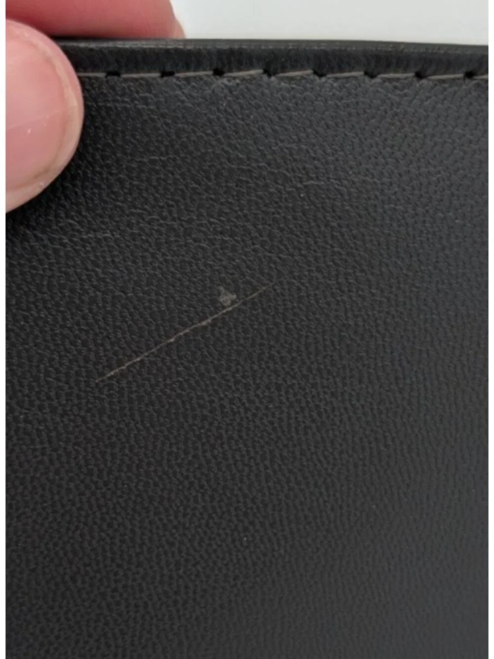 Calvin Klein CK Men's RFID Blocking Leather Bifold Wallet-Black- FLAW